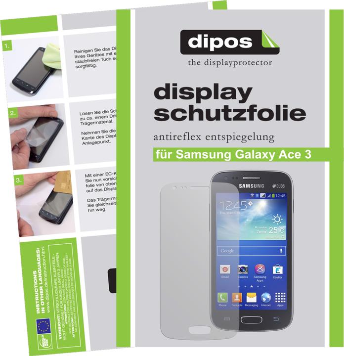 Produktbild Dipos Displayschutzfolie Antireflex (2 Stück, Samsung Galaxy Ace 3)