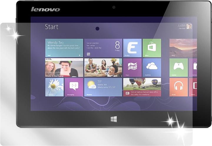 Produktbild Dipos Displayschutzfolie Crystalclear (2 Stück, Lenovo IdeaTab Miix 10.1)