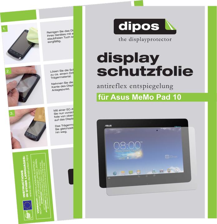 Immagine prodotto Dipos Pellicola Protettiva Antiriflesso (2 Pezzo/i, MeMo Pad 10)