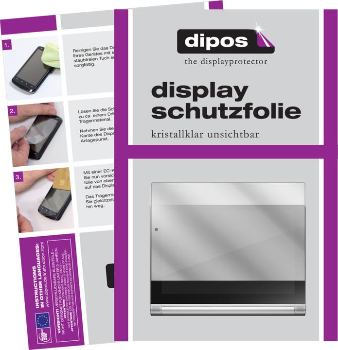 Produktbild Dipos Displayschutzfolie Crystalclear (2 Stück, Lenovo Yoga Tablet 2)