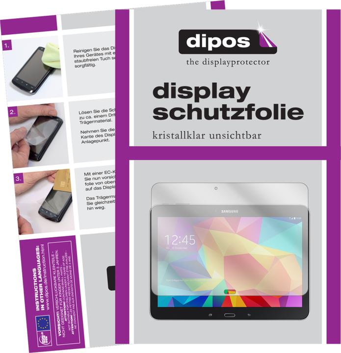 Produktbild Dipos Displayschutzfolie Crystalclear (2 Stück, Galaxy Tab 4 10.1 (2014))