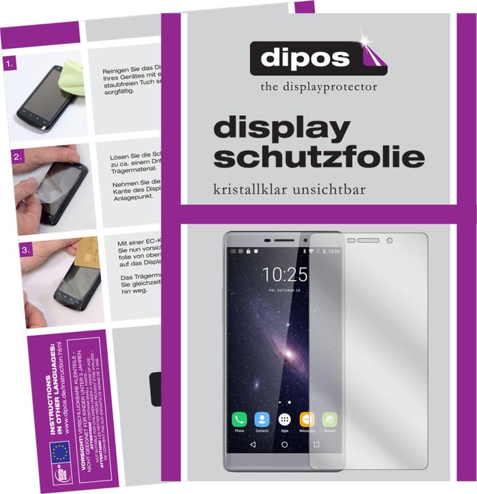 Dipos 6 Pellicole Protettive Crystalclear Per VKWORLD T5 - Taglio Laser, Anti-graffio, Made In Germany, Invisibile