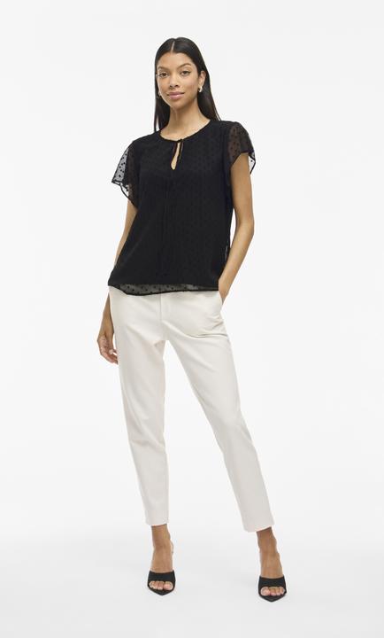 Actual product image Vila Dotted top with short sleeves (36)