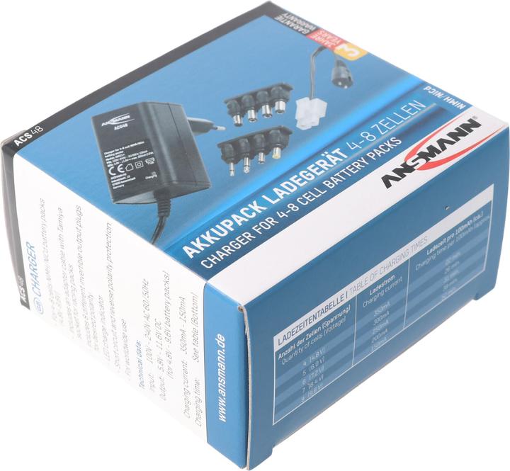 Image du produit Ansmann Ladegerät ACS48 1001-0024 für 4,8 - 9,6 Volt