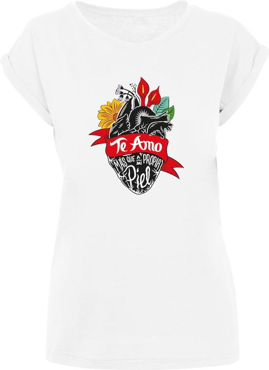 Produktbild Merchcode Frida Te Amo New with Ladies Extended Shoulder Tee - 117953 (L)