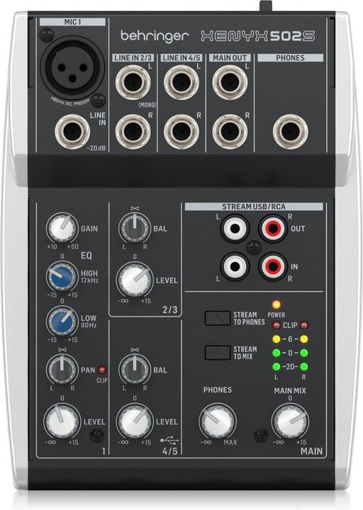 Behringer Xenyx 502S (Studio- und Livemixer)