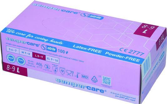 Produktbild Sempercare U-handschuh unsteril 100Stück (M)