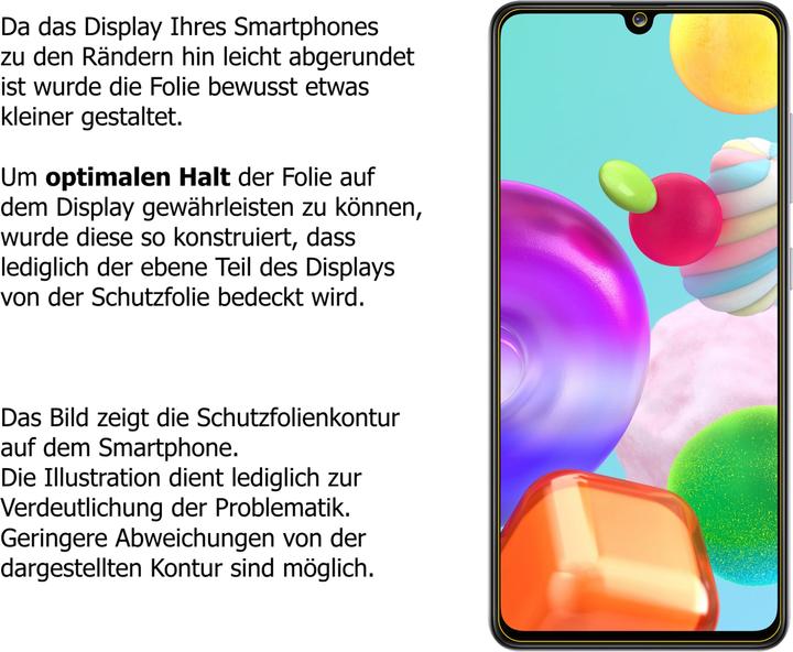 Actual product image Dipos Screen Protector Anti-Shock (1 pcs., Samsung Galaxy A41)