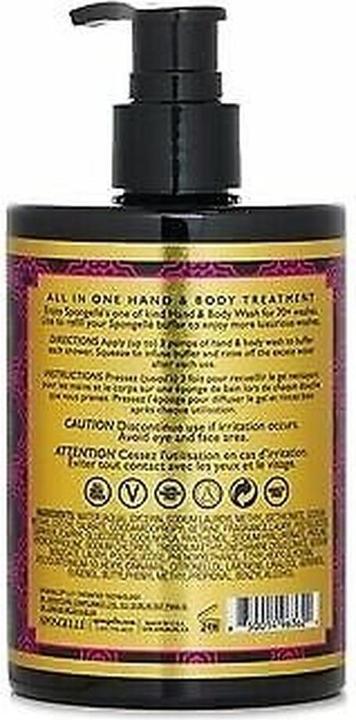Actual product image Spongellé Hand & Body Lotion Wash Bulgarian Rose (325 ml)