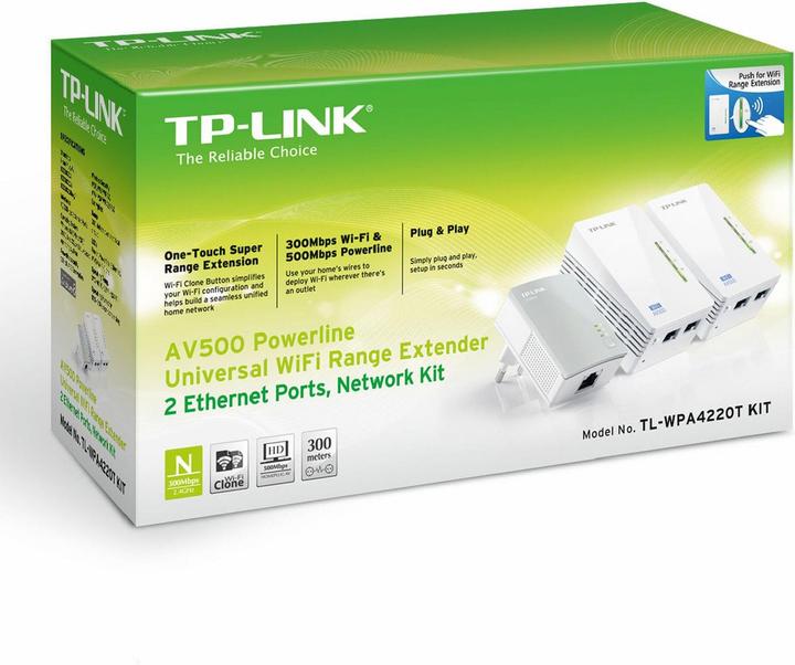 Produktbild TP-Link Tl-Wpa4220t Kit (500 Mbit/s)