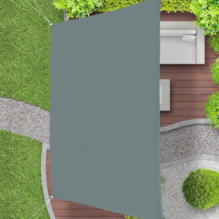 Actual product image Relaxdays Shade sail (550 x 400 x 0.5 cm)