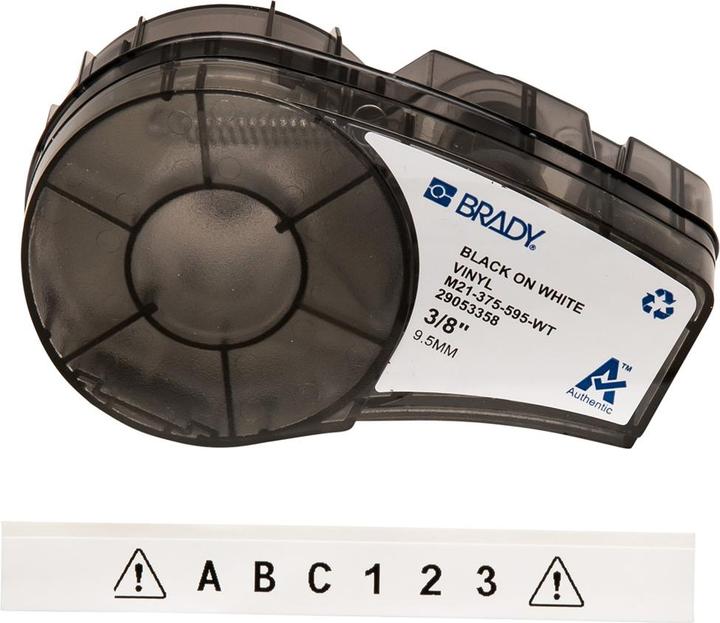 Produktbild Brady M21-375-595-WT Weiss Selbstklebendes Druckeretikett Druckeretikett (0.95 cm)