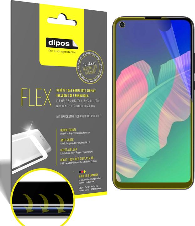 Dipos I 3 Pellicole Protettive FLEX Per Alcatel 5V - Copertura Totale Display Curvo - Anti-Urto E Trasparente