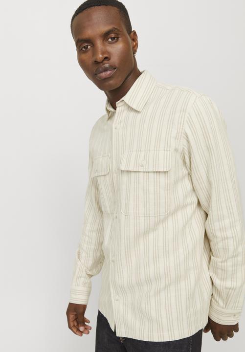 Image du produit Jack & Jones Jprccraymond Spring Stripe Overshirt Sn (XXL)