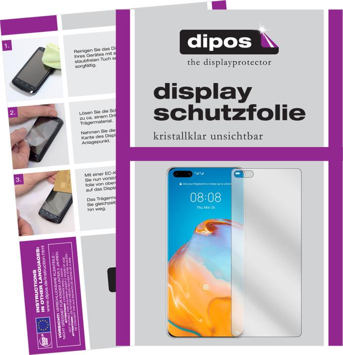Image du produit Dipos Film de Protection d’écran Crystalclear (5 pièce(s), Huawei P40)