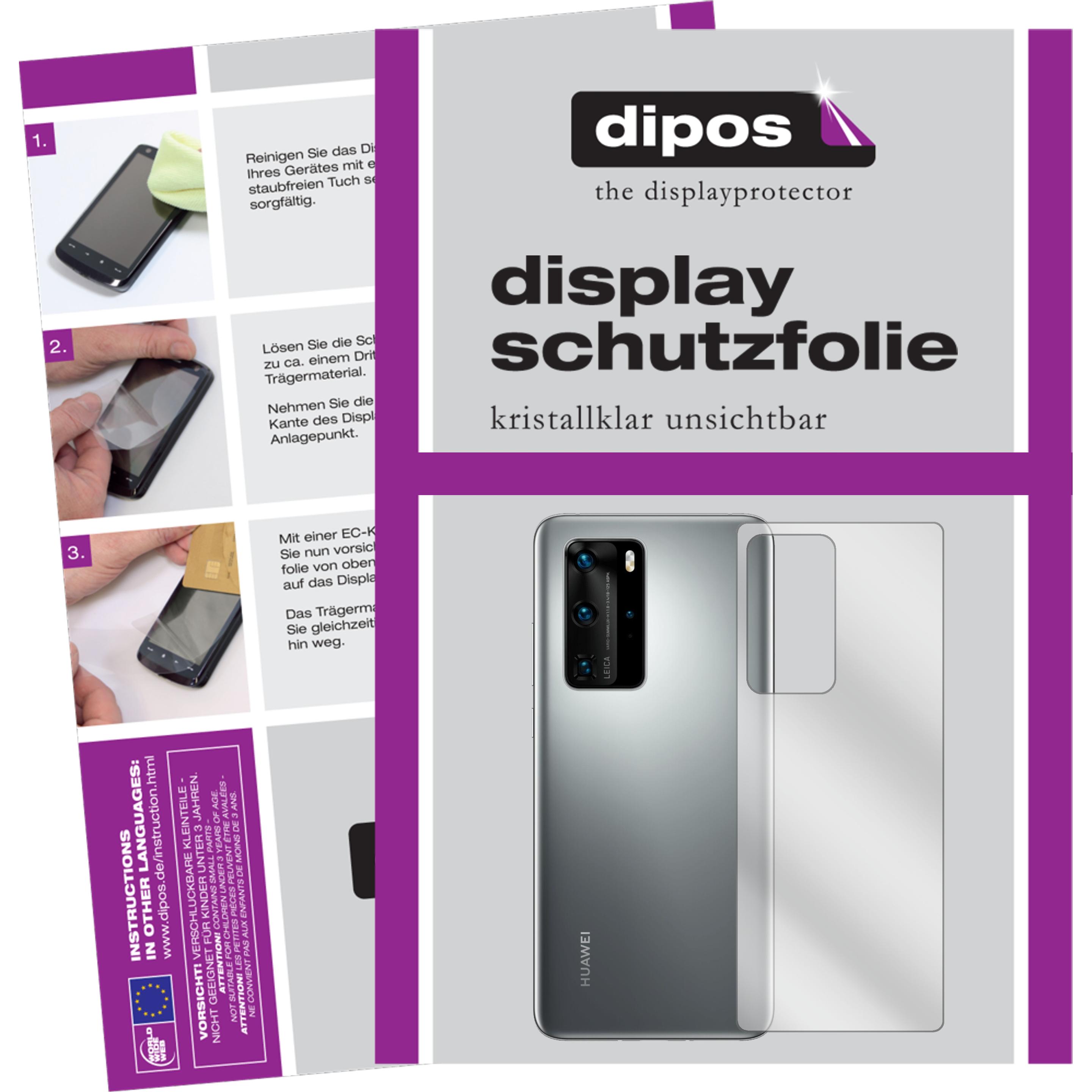 Dipos Displayschutzfolie Crystalclear (6 Stück, Huawei P40), Smartphone Schutzfolie, Transparent