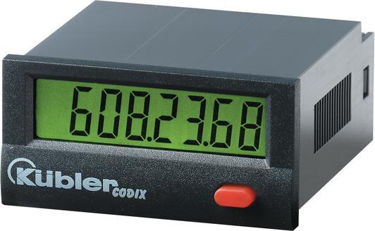 Produktbild Kübler Betriebsstundenzähler LCD, 7 Stellen, 22.2 x 45mm