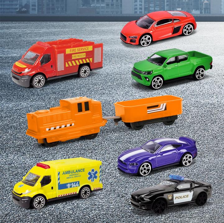 Actual product image Majorette Super City Garage + 6 Vehicles