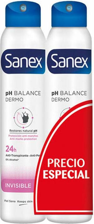 Sanex Deo Spray Dermo Invisible 200 ml Duplo (Spray, 200 ml)