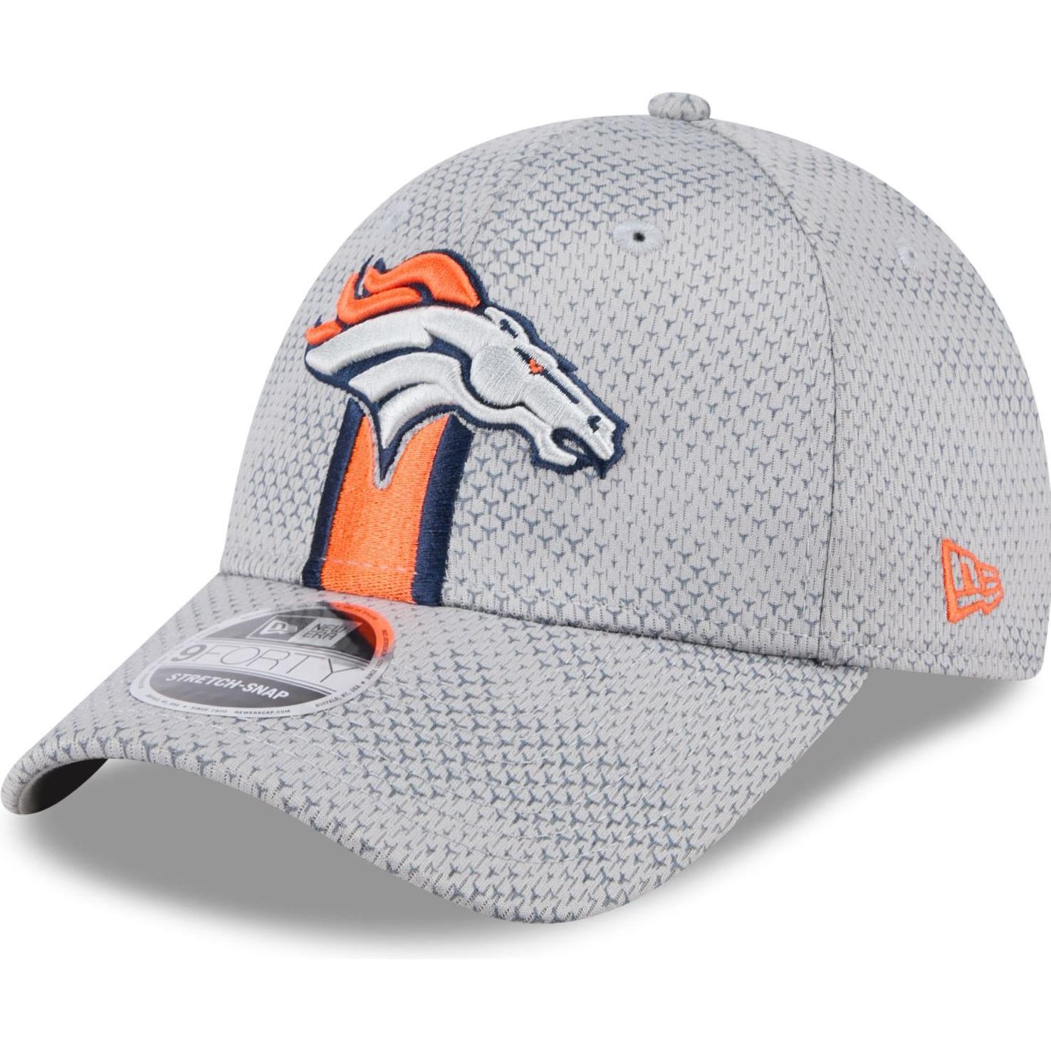 New Era, Herren, Cap, 9Forty Stretch Cap SIDELINE Denver Broncos grey, Grau, (One Size)