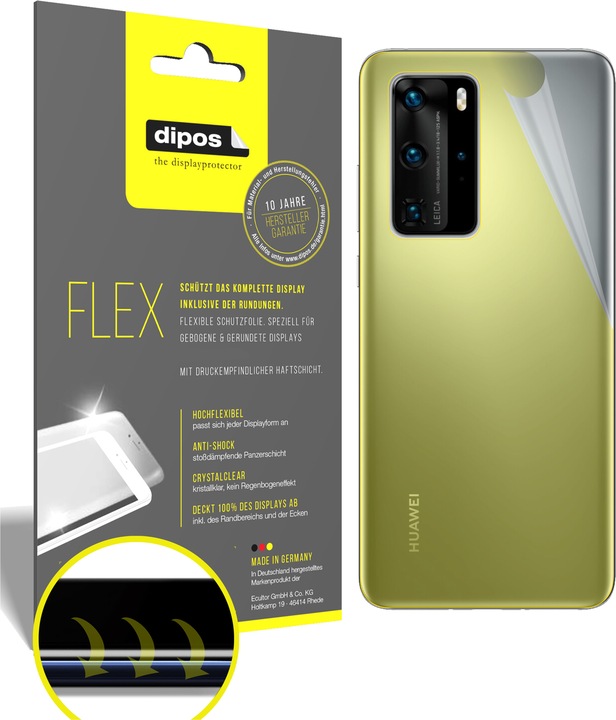 Produktbild Dipos Displayschutzfolie Full-Cover 3D (3 Stück, Huawei P40 Pro)