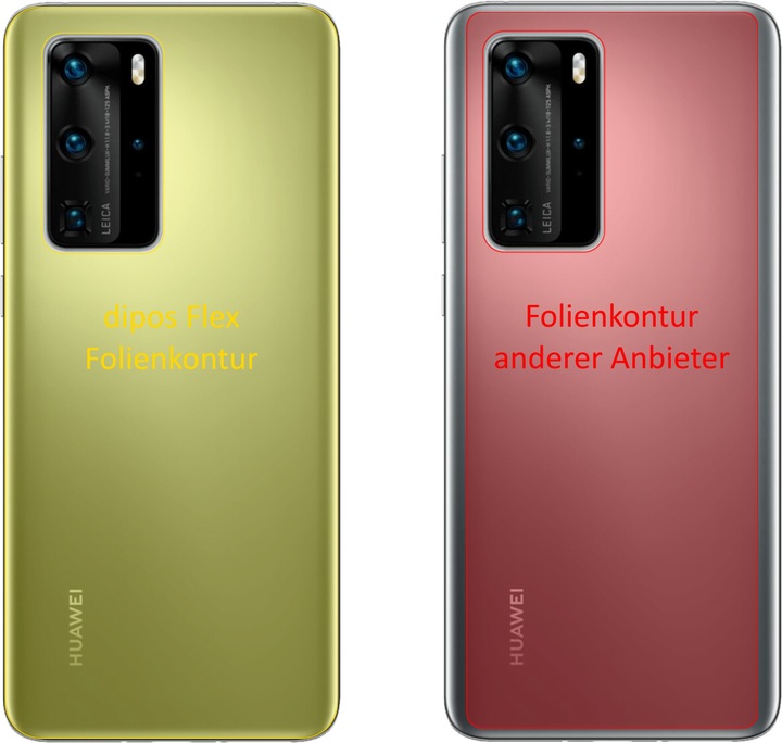 Produktbild Dipos Displayschutzfolie Full-Cover 3D (3 Stück, Huawei P40 Pro)