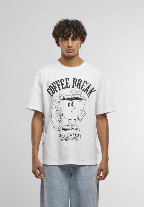 Produktbild Mister Tee MisterTee Life Happens Coffee Helps Oversize Tee - 201323 (L)
