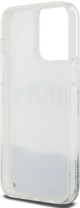 Actual product image DKNY DKHCP15LLBNAET iPhone 15 Pro 6.1" biały/white hardcase Liquid Glitter Big Logo (Apple iPhone 15 Pro)