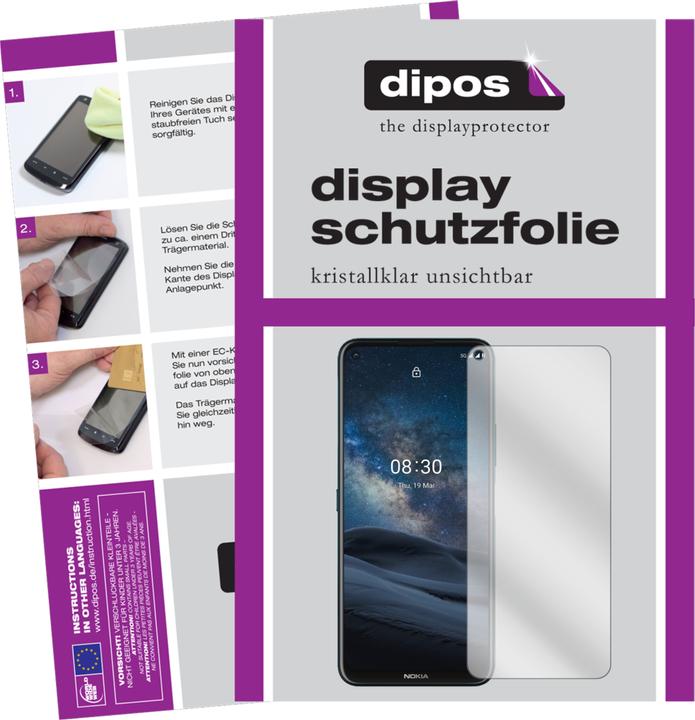 Actual product image Dipos Screen Protector Crystalclear (6 Piece, Nokia 8.3 5G)
