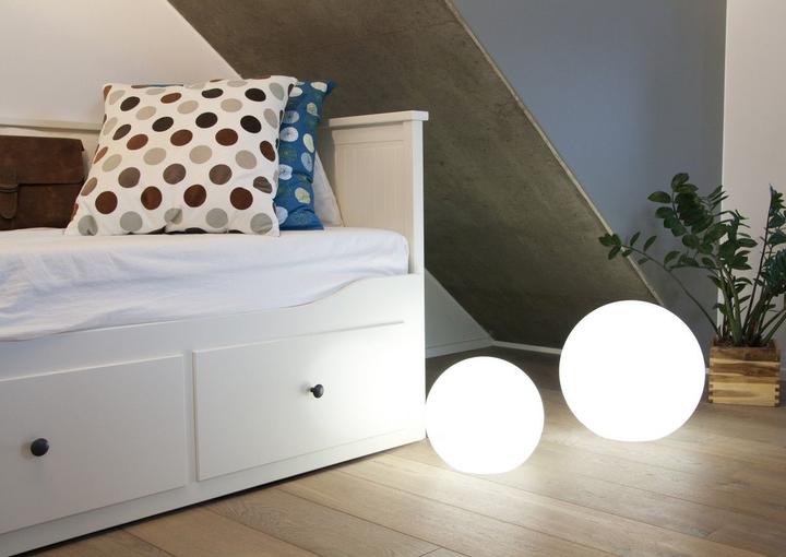 Actual product image 8 seasons design Decoration lamp SOLAR Shining Globe 40 cm, Sand (410 lm, E27, IP44)