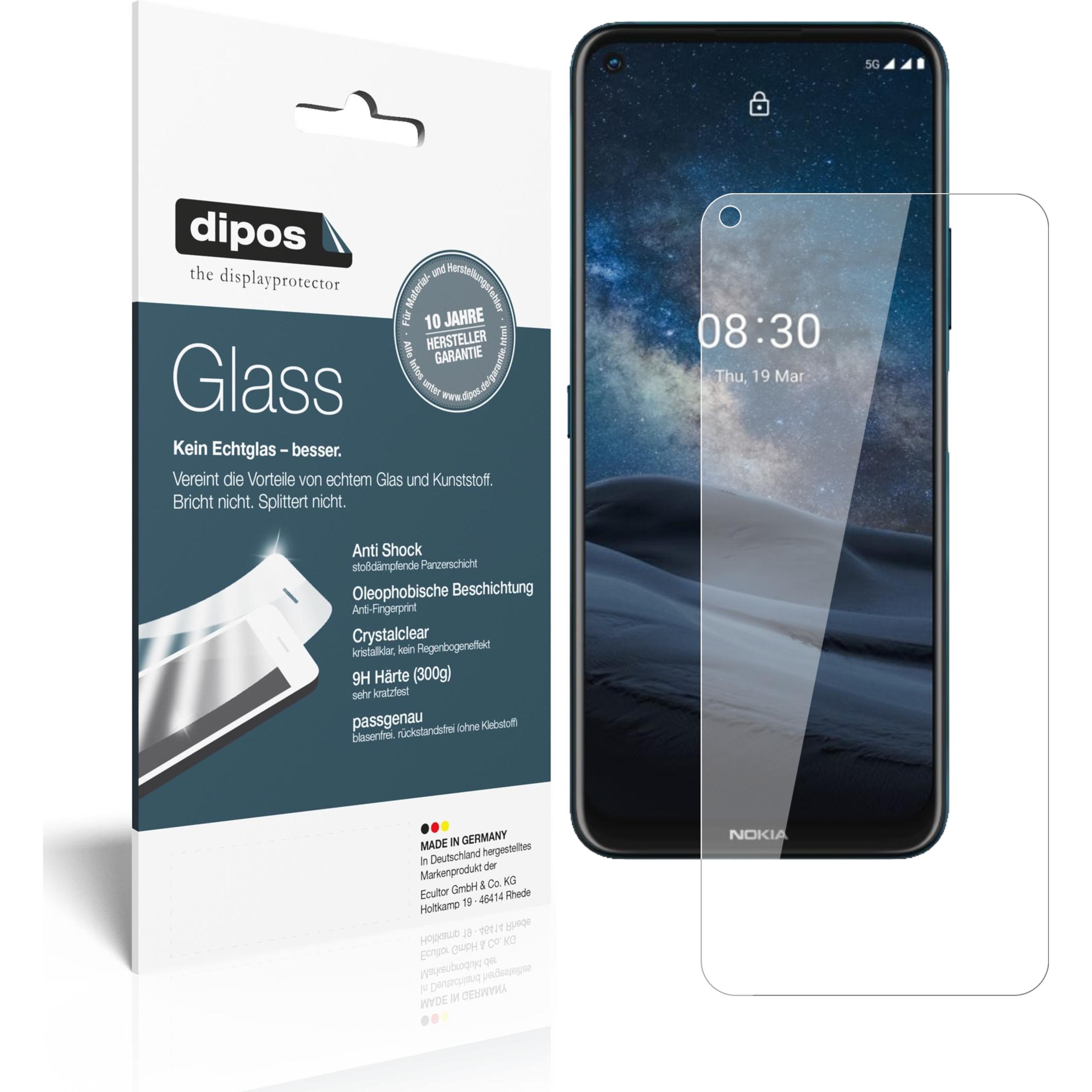 Thumbnail - Dipos Displayschutz Anti-Shock (2 Stück, Nokia 8.3 5G), Smartphone Schutzfolie, Transparent