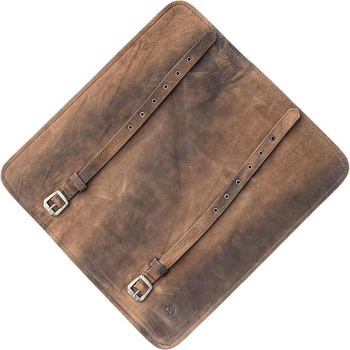 Actual product image Angus Stoke Leather knife pouch