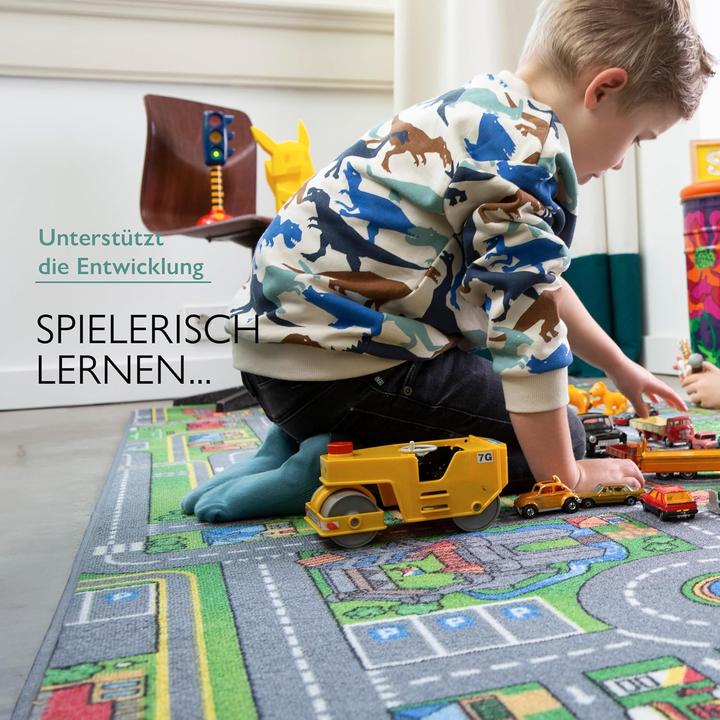 Immagine prodotto Carpet Studio Spielteppich Playcity (140 x 200 cm)