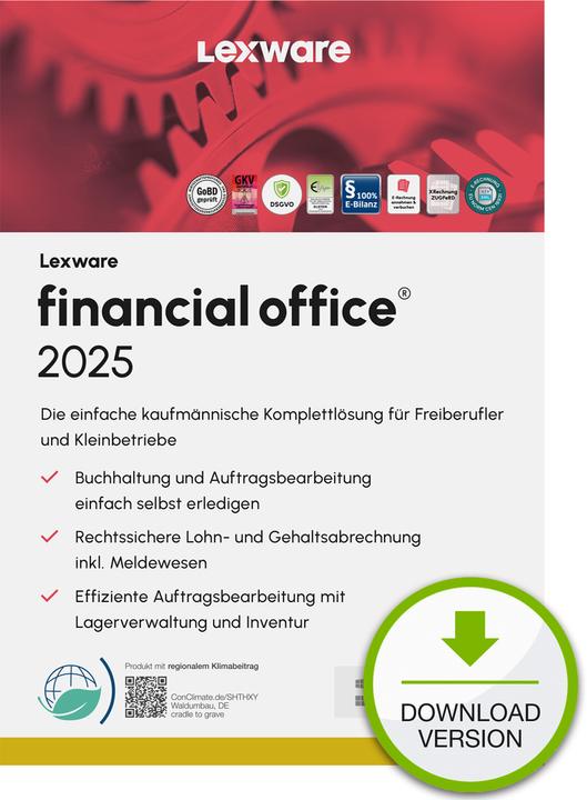 Immagine prodotto Lexware financial office 2025 Download Jahresversion (365-Tage) (1 Utente, 12 mesi)