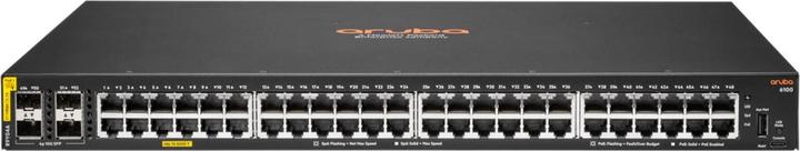 HPE Aruba Networking CX 6100 48G Class4 PoE 4SFP+ 740W Switch (EN) (48 Ports)