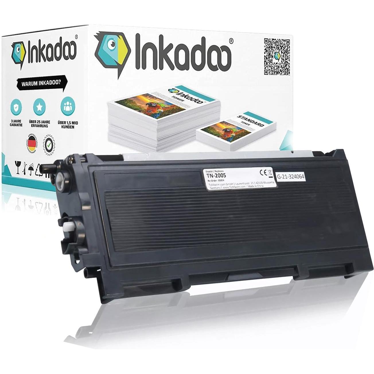 Inkadoo, Toner, Kompatibel Toner für Brother HL-2035, XXL 5000 Seiten (BK)