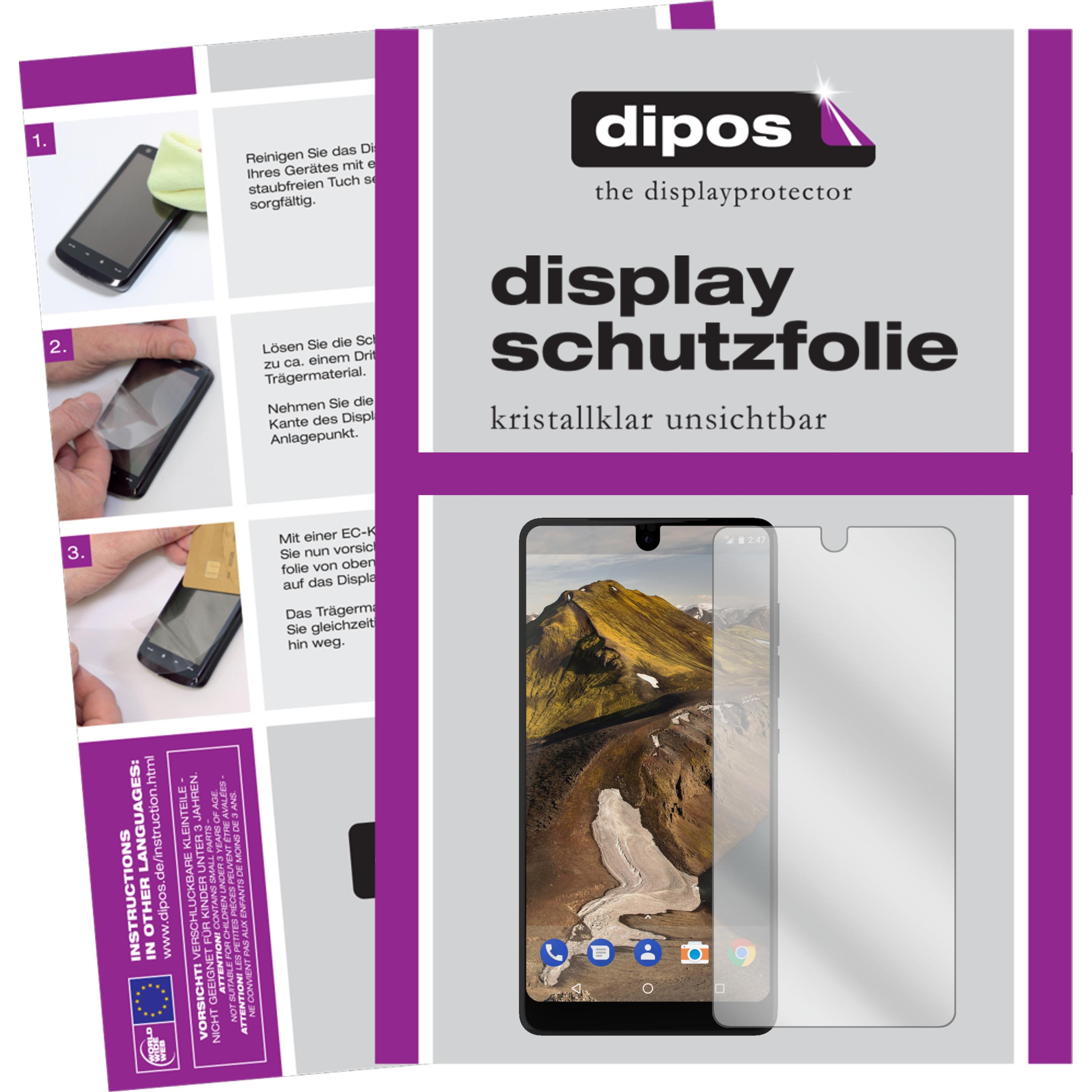 Dipos Displayschutzfolie Crystalclear (6 Stück, Essential PH-1), Smartphone Schutzfolie, Transparent