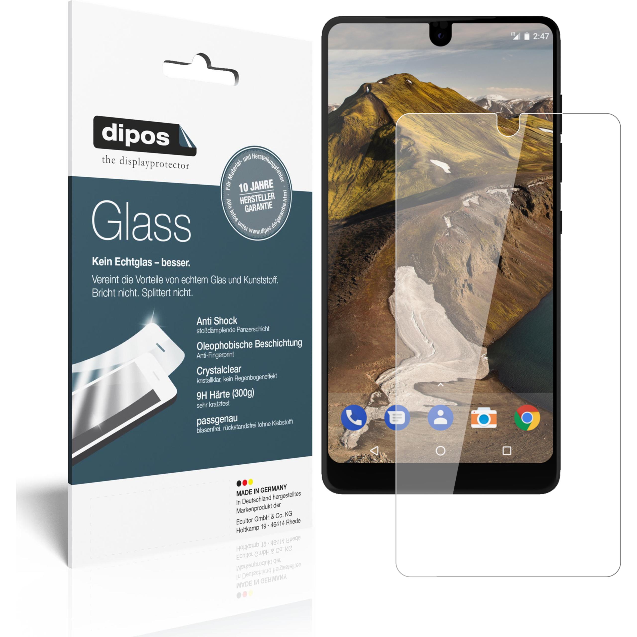 Dipos Displayschutz Anti-Shock (2 Stück, Essential PH-1), Smartphone Schutzfolie, Transparent