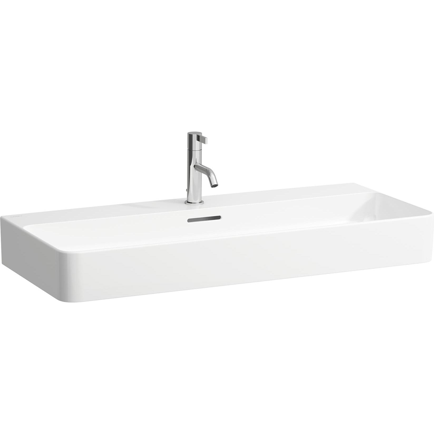 Laufen, Waschbecken, Aufsatzwaschtisch VAL 950x420mm m ÜL 1 HL-Ausf. weiss LCC (420 mm, 950 mm)