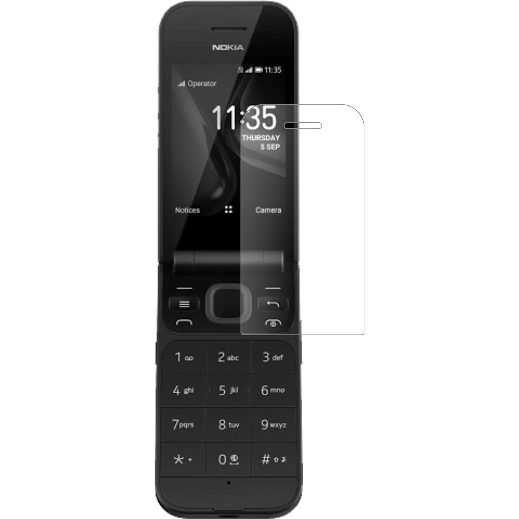 Thumbnail - Dipos Displayschutz Anti-Shock (2 Stück, Nokia 2720 Flip), Smartphone Schutzfolie, Transparent