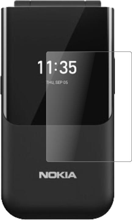 2x Pellicola per Nokia 2720 Flip Protettiva Protezione opaco Vetro
