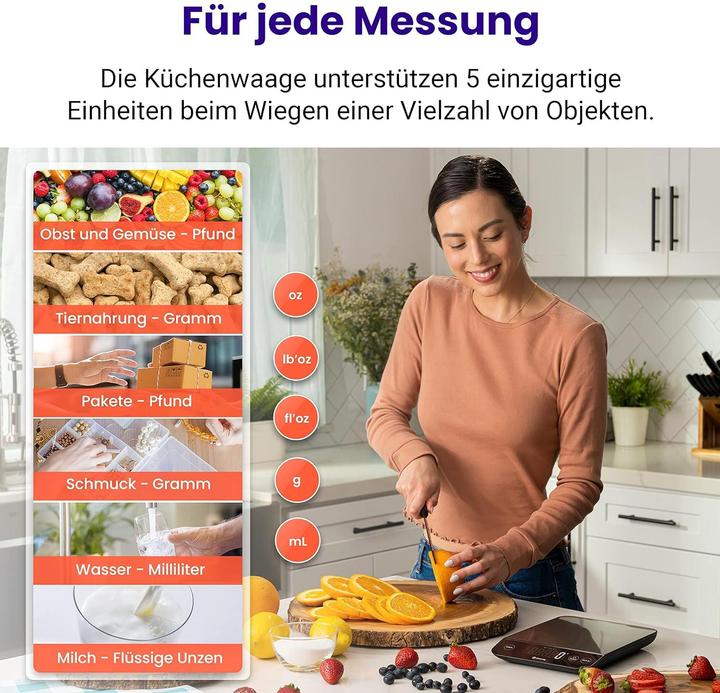 Actual product image Etekcity Digitale Küchenwaage