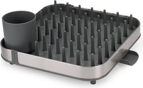 Joseph Joseph Verstellbarer Geschirrständer schwarz/Stahl DUO