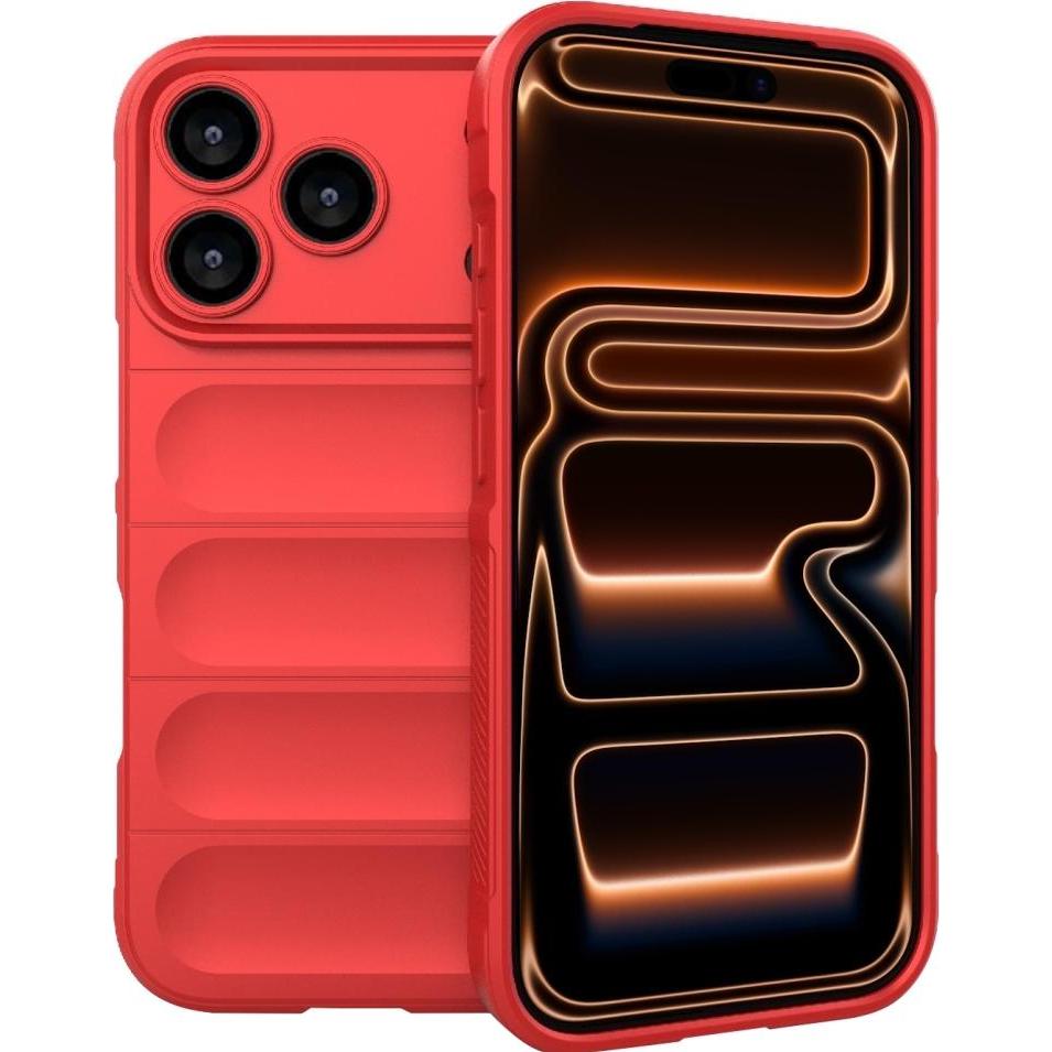 Screenguard CloudCase Apple iPhone 17 Pro Hülle (Apple iPhone 17 Pro), Cover smartphone, Rosso