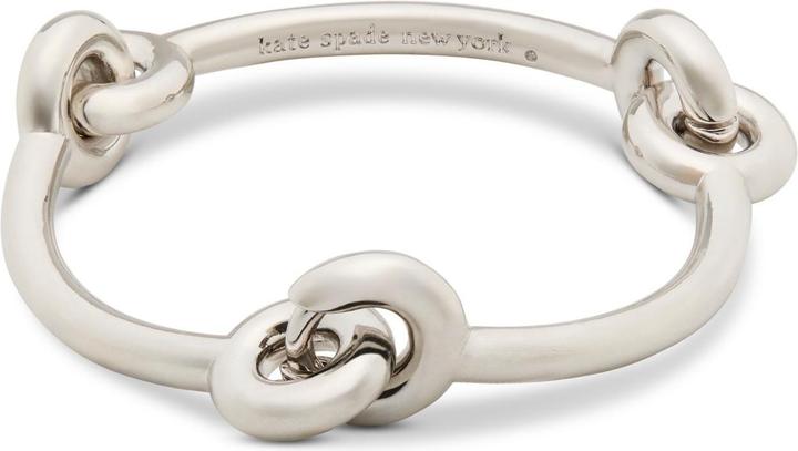 Actual product image Kate Spade Interlock Bangle (Brass)