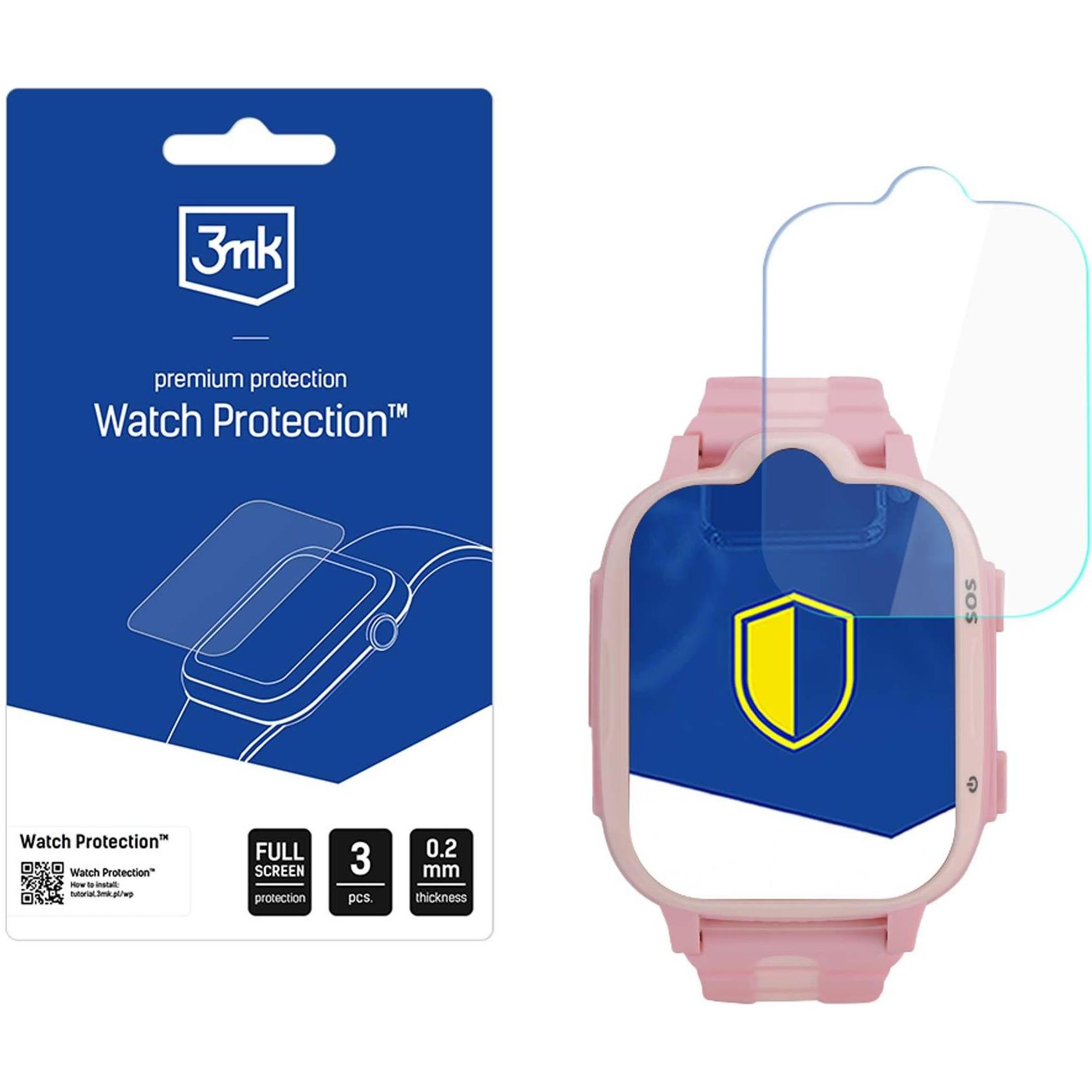 3MK Watch Protection ARC Smartwatch Screen Protector Film for Garett Kids eSIM 4G, Accessori per smartwatch