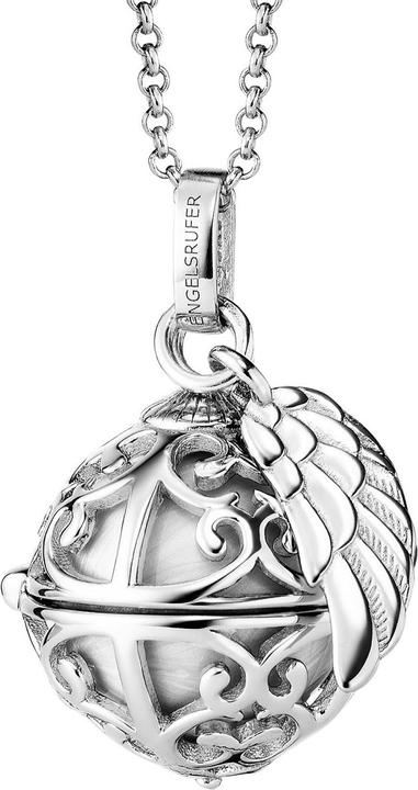Immagine prodotto Engelsrufer Collana Angelcaller con palla canterina e ali in argento (Ottone, Argento 925, 45 cm)
