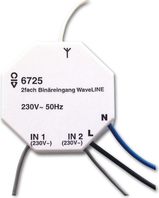 Busch-Jaeger Binary input Wavel-LINE 6725 (Dimming actuator, Switch actuator)