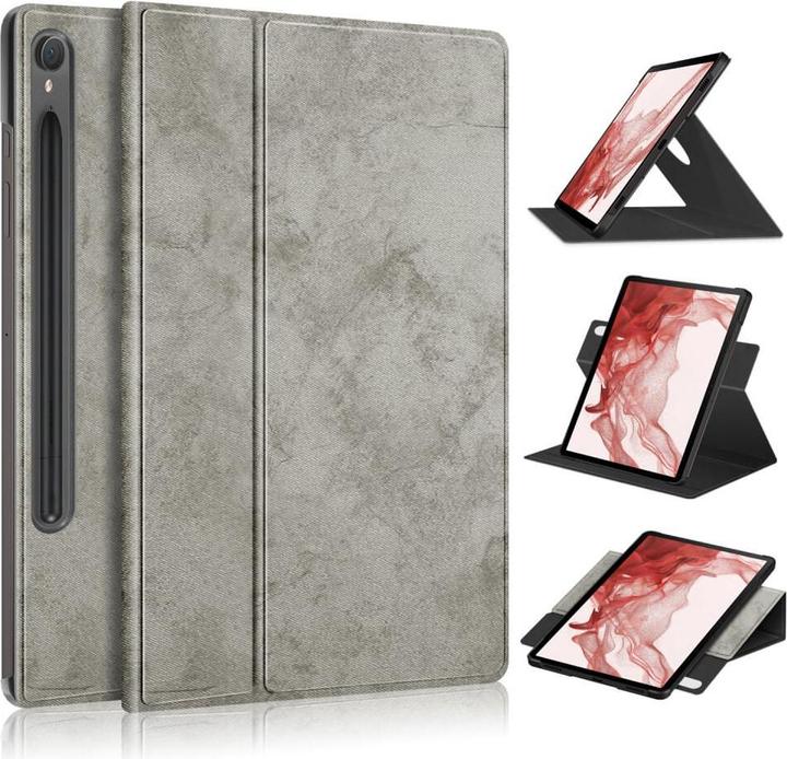 Produktbild Cover-Discount Galaxy Tab S9 - 360-Grad Tablet Hülle grau (Samsung Galaxy Tab S9)