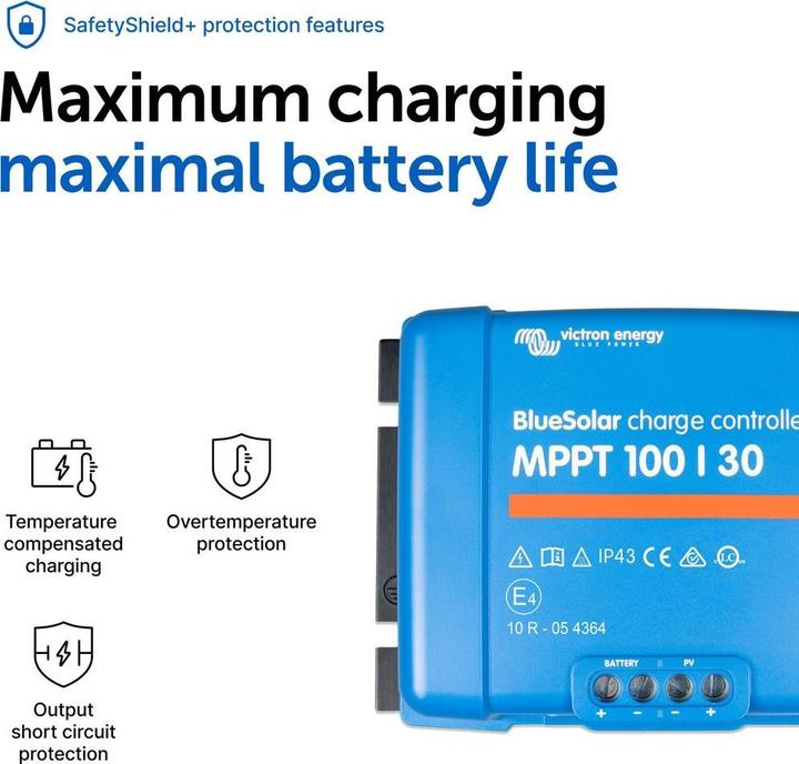Immagine prodotto Victron Energy BlueSolar MPPT 100/30